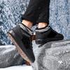 TUINANLE Winter Thick Bottom Plush Fur Snow shoes Warm Cotton Shoes Women's Casual Lace Up Keep Warm sneakers
