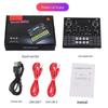 V9 Live Sound Card Microphone for Douyin, Karaoke, and Shouting -  Condenser Mic Ideal for Fast Hand Anchors.