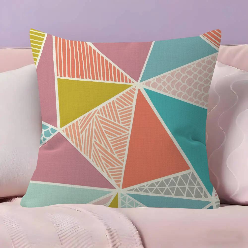 Light Pink Paneling beauty  Cushion Cover Car Throw Pillow Case For Sofa Car Christmas Gift 40x40cm 45x45cm