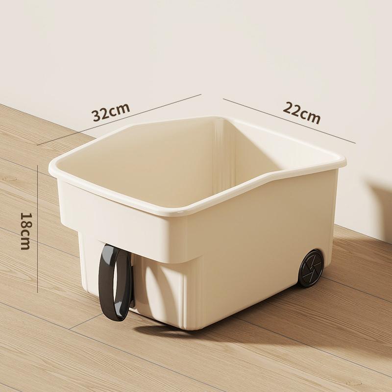 Kitchen High Cabinet Storage Box With Handle Snacks And Sundries Organize Storage Deep Cabinet High Storage Basket