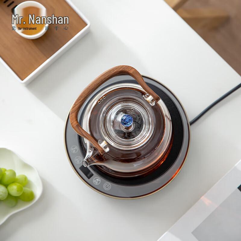 Nanshan Mr. Kung Fu Heat-Resistant Glass Steaming Tea Kettle