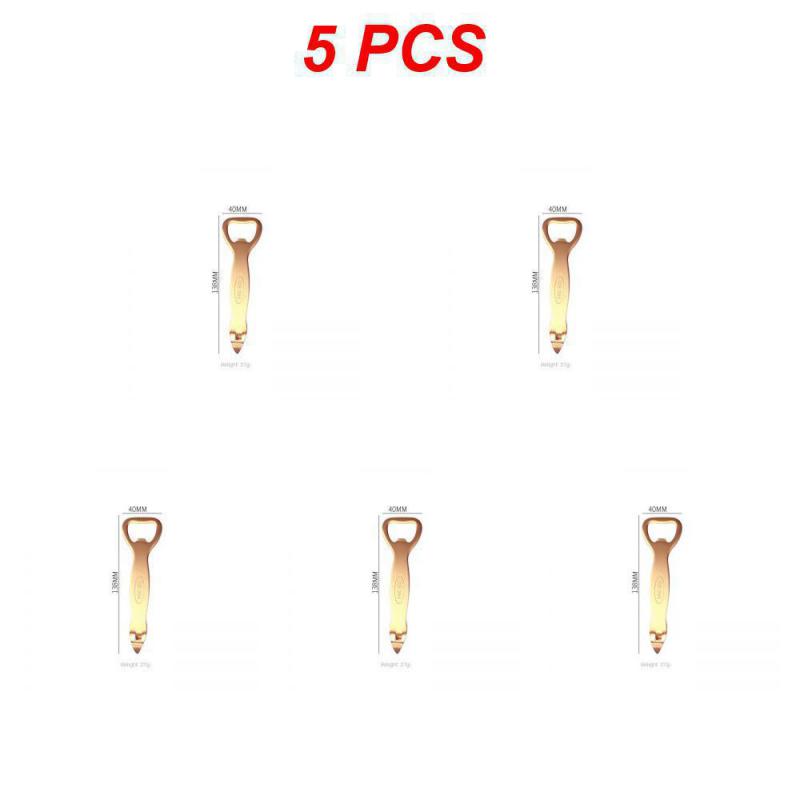 1/3/5 Stück Edelstahl Bierflaschenöffner Dickes Material Angenehme Haptik Polierfarbe Flaschenöffner Dosenöffner Leicht zu reinigen