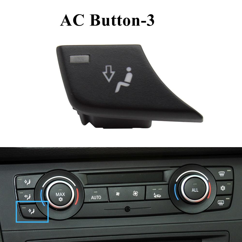 Car AC Conditioning Button Air Circulation Heater Climate Control Fan Volume For BMW 1 3 Series X1 X3 E90 E91 E92 E93 F25