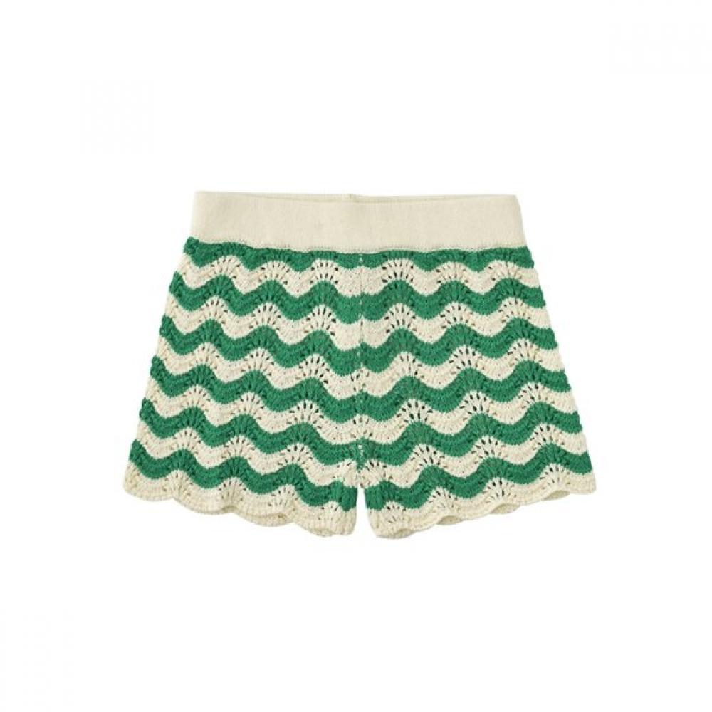 

Bonton Wave Knit Shorts 7617t 413 05 GN/155