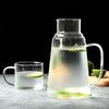Transparent glass cold kettle with cup cold kettle cup lid integrated with high borosilicate anti-scalding and heat insulation tea cold kettle