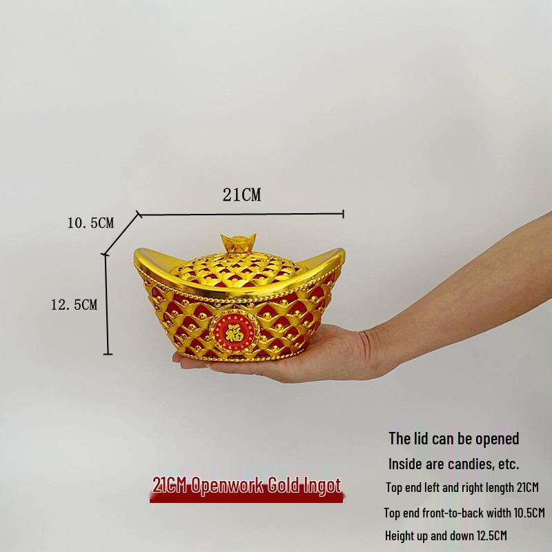 Lingots Dorés Décorations Festives - Ornements Trésors du Festival du Printemps