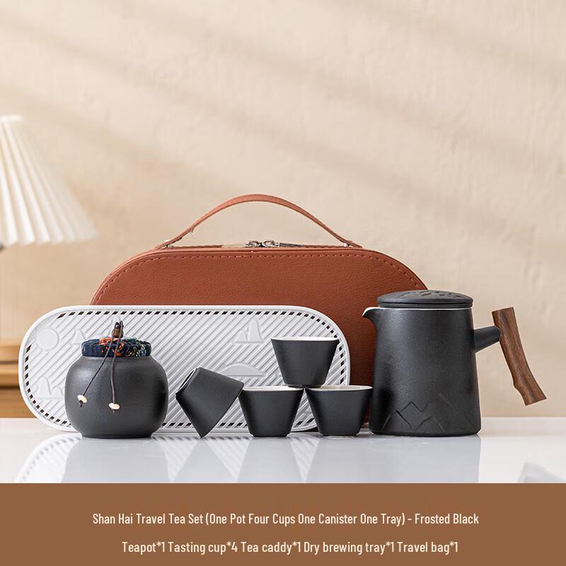 

Portable Ceramic Travel Tea Set