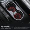 Car Coaster Set: Universal Anti-Slip Round Slot Organizer (2-Piece)