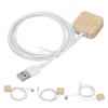 Watch Wireless Charger Portable Bamboo Magnetic Smart Watch Charging Cable for IOS Watch S9 8 7 6 5 