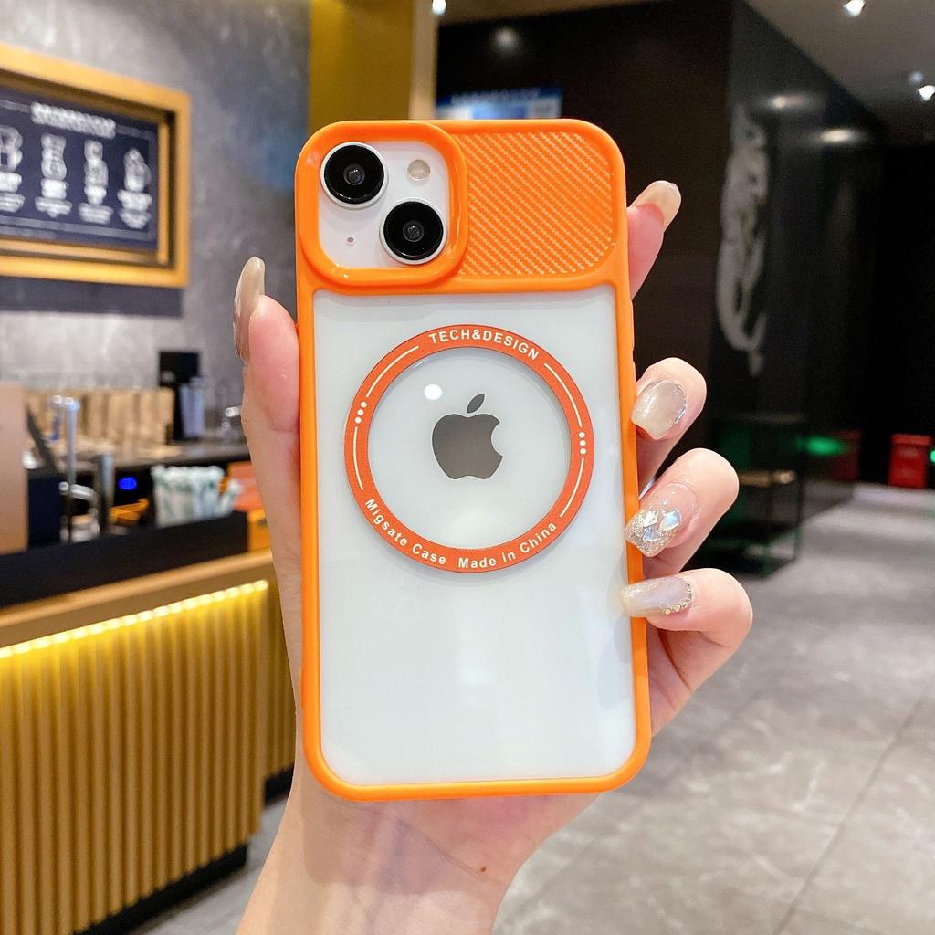 Suitable for IP16promax Carbon Fiber Magnetic Apple 15 Color Frame 13/14 Full Package 12P Phone Case