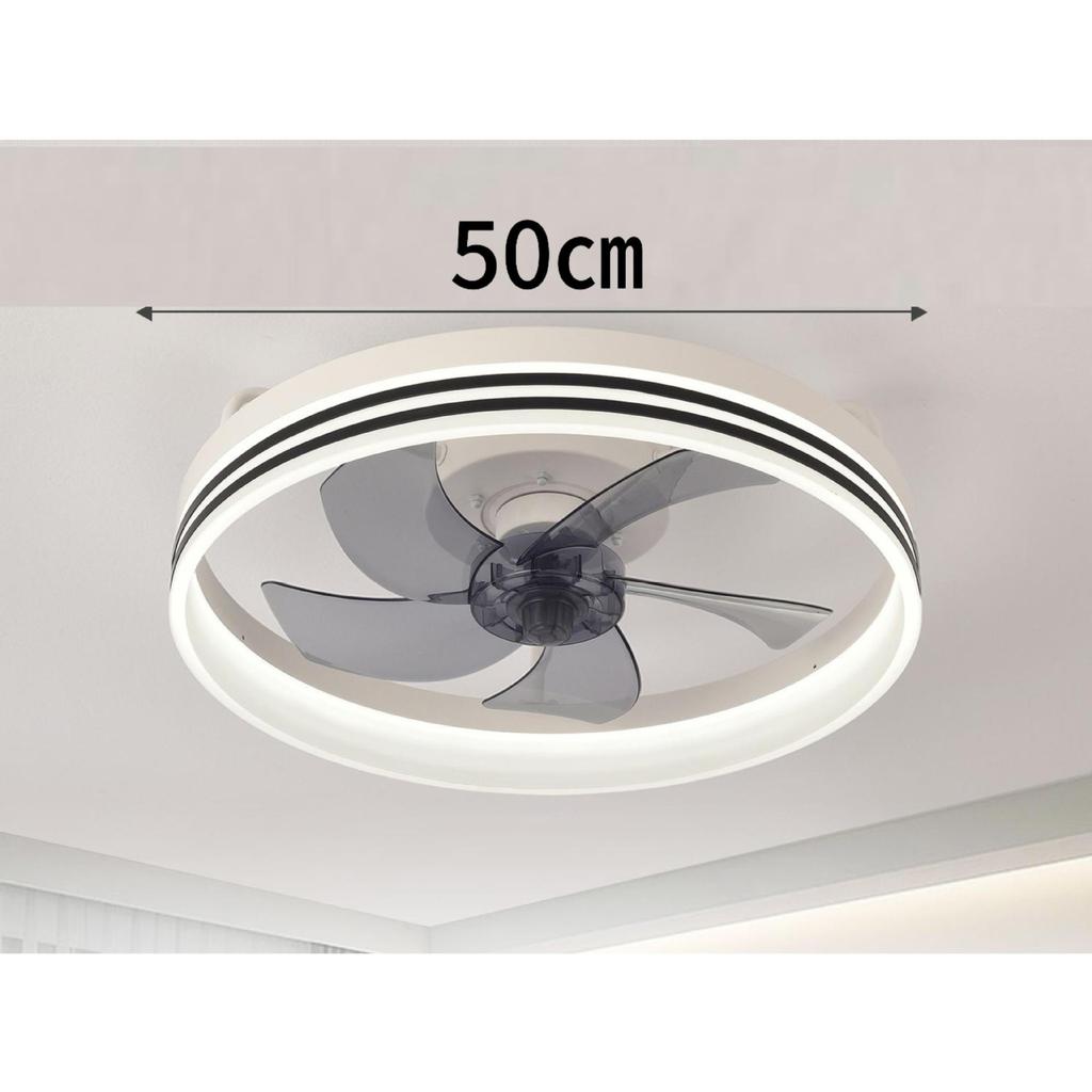 Silent LED Ceiling Fan Light for Living Room, Bedroom, and Dining Room
