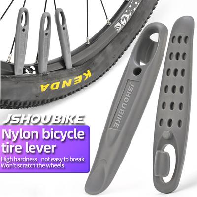 JSHOUBIKE Bicycle Tyre Nylon Tire Lever Ultralight Wheel Repair Tool MTB Mountain Bike Road Tire Spoon Cycling Brake Accessories