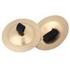 GLOGLOW 1 Pair Finger Cymbals, Musical Instruments, Rhythm Maker, Belly Dance Finger Cymbals, Brass, Jill, Dancer, Evening Party