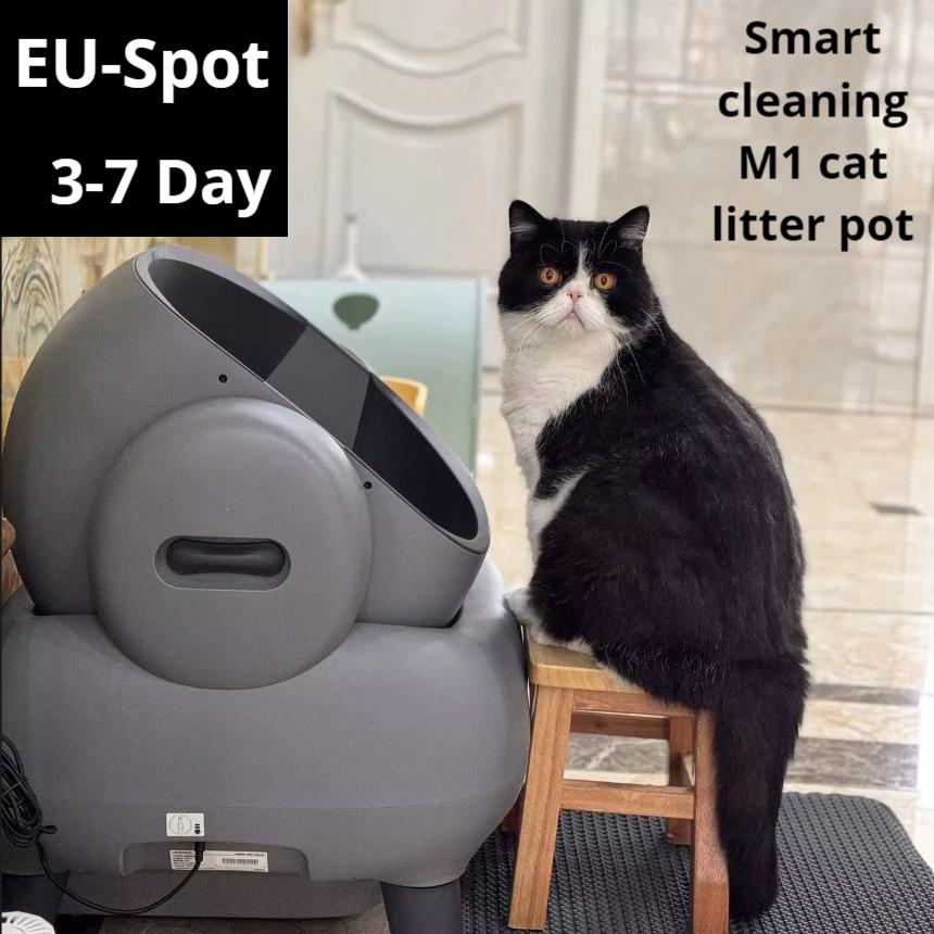 Smart Automatic Self-Cleaning Cat Toilet - APP Control, Extra Large Space, Suitable for Large Cats