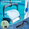 4Pcs Robotic Pool Cleaner Hook Universal Swimming Pool Vacuum Robot Telescopic Pole Hook Replacement Parts Accessories Black