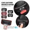 Car Seat Belt Buckle Plug Leather Car Seat Belt Clip Protective Covers For Mazda Axela Speed 6 CX3 CX4 CX5 CX7 CX8 CX9 MS Demio Rfdr4