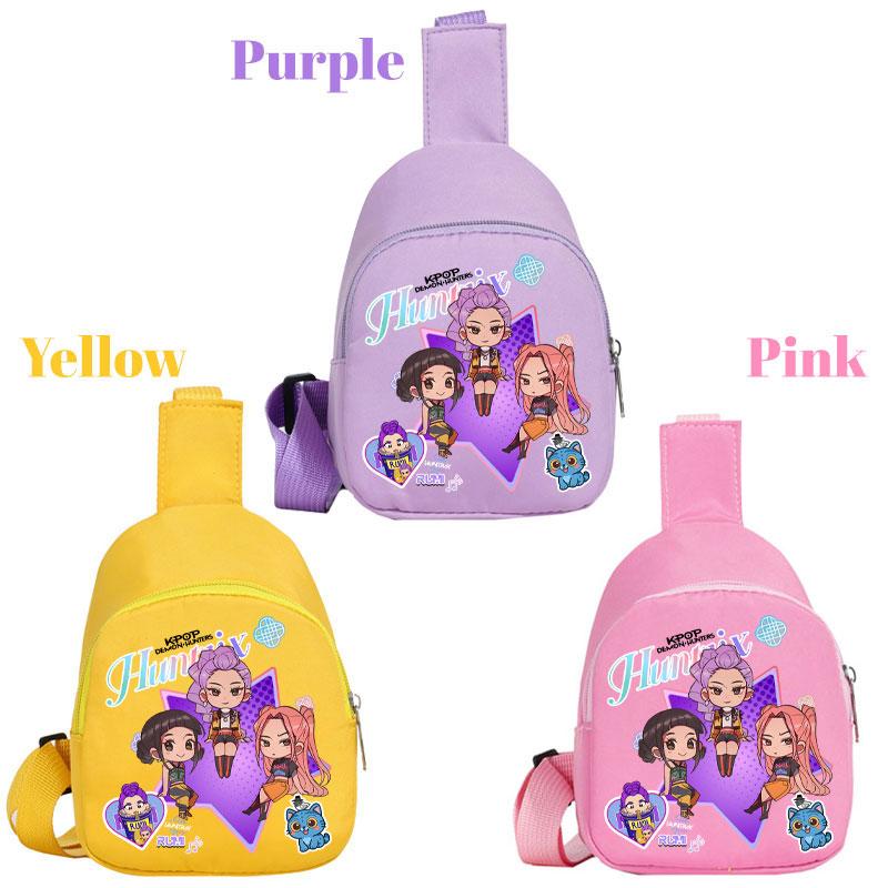 For kpop Shoulder Backpack Chest Bag K-pop Diagonal Cartoon Student Classic Lightweight Girly Gift Storage travel crossbody bag