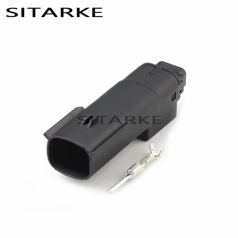 5 Sets 2 Pin MX150 (060) Receptacle Female Male Black Lamp Socket Waterproof Auto Wire Harness Connectors 33471-0201 33481-0201