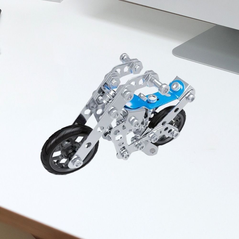 Puzzle Motorcycle Car Model Simulation Assembly Car Model Toy Family Decorations