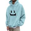 Unisex Casual Fashion Top With Drawstring Hoodie And Printed Sweatshirt
