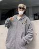 Unisex High-End Cleanfit Zipper Cardigan Sweater with Niche Design Hood