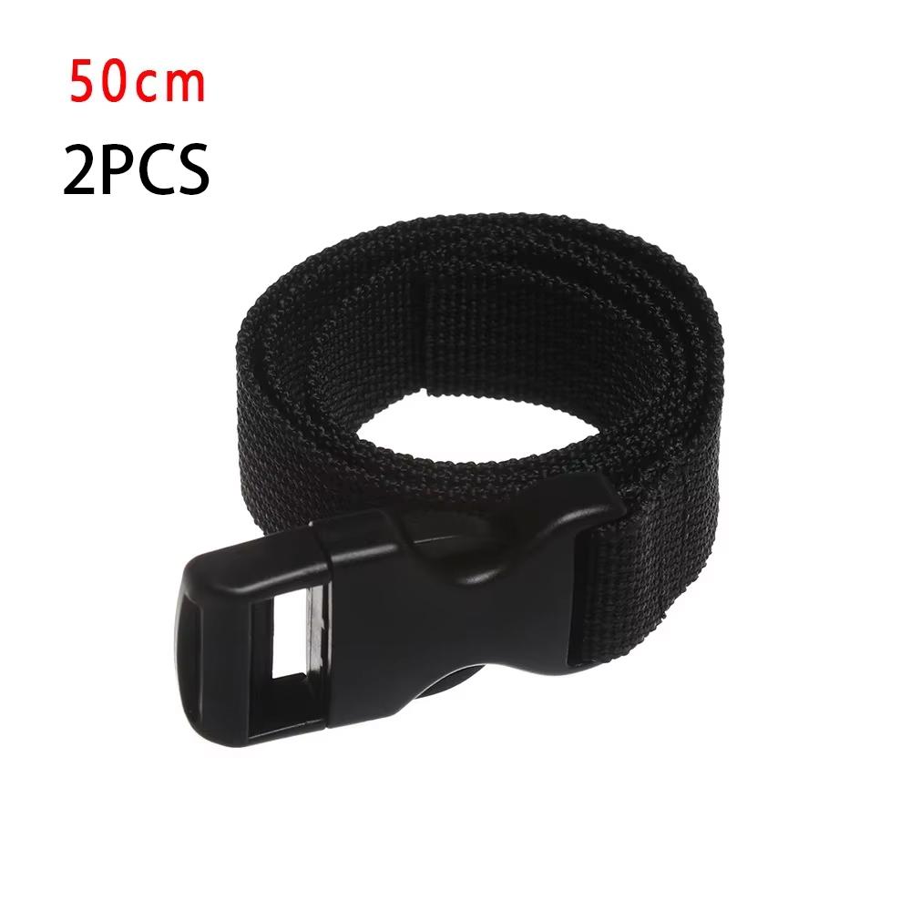 Travel Tied Nylon Cargo Tie Down Luggage Black Durable Lash Belt Strap With Cam Buckle Travel Kits Outdoor Camping Tool