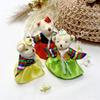 Korean Traditional Hanbok-Wearing Bear Mini Keychain & Phone Strap