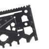 1/2/5 Pezzi Carta Utensile EDC 18-in-1 Acciaio Inossidabile 420 Multifunzione Apribottiglie/Lattine Portachiavi Cacciavite Chiave Inglese Carta