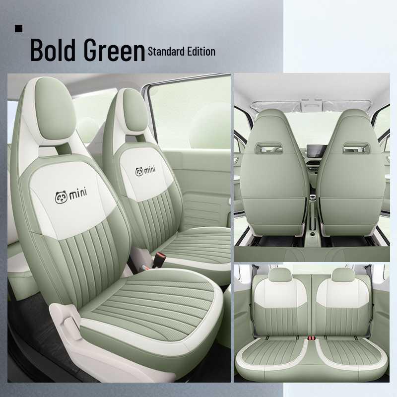 Applicable Panda Mini Leather Seat Cover - Full Coverage, All-Season Cushion, Fits 26/24 New Car Models
