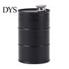 Industrial Barrel Shape Decanter Oil Drum Wine Pot, Durable Stainless Steel Leak-proof Bottle with Removable Spout Cruet, 350ml Capacity, Refillable