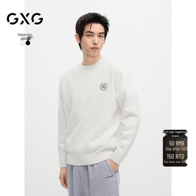 GXG Men's Crew Neck Knit Sweater