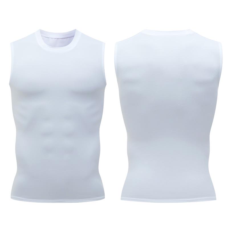 Men's Quick-Dry Sleeveless Basketball Vest - Trendy, Sweat-Wicking Sportswear for Summer