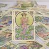 Tarot Kartları Dayanıklı Canlı Tam İngilizce Sürüm Aile Partisi Oyun Kartları Çiçekler için Hediyeler Oracle