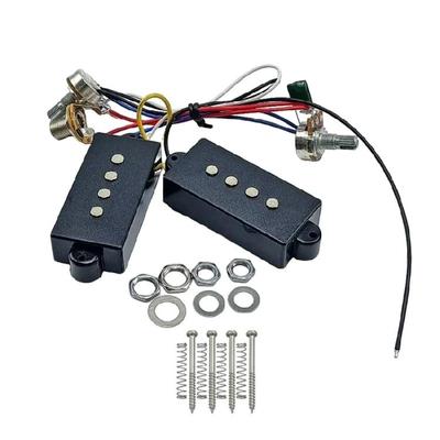 Klangregler-Verkabelungssatz Bass-Pickup 4 Saiten E-Bass-Pickups E-Bass-Vorverstärker Verkabelungsschaltung Pickup