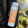 1PC Surf Band Swirl Wave Pattern 750ml Color Plastic Sports Water Bottle Leakproof Flip Straw Lid Suitable for Sports Office Home Use