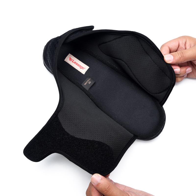 Zhivago 2020 Letní pánské široké černé sandály na suchý zip pro obezitu a široká chodidla - Extra velké