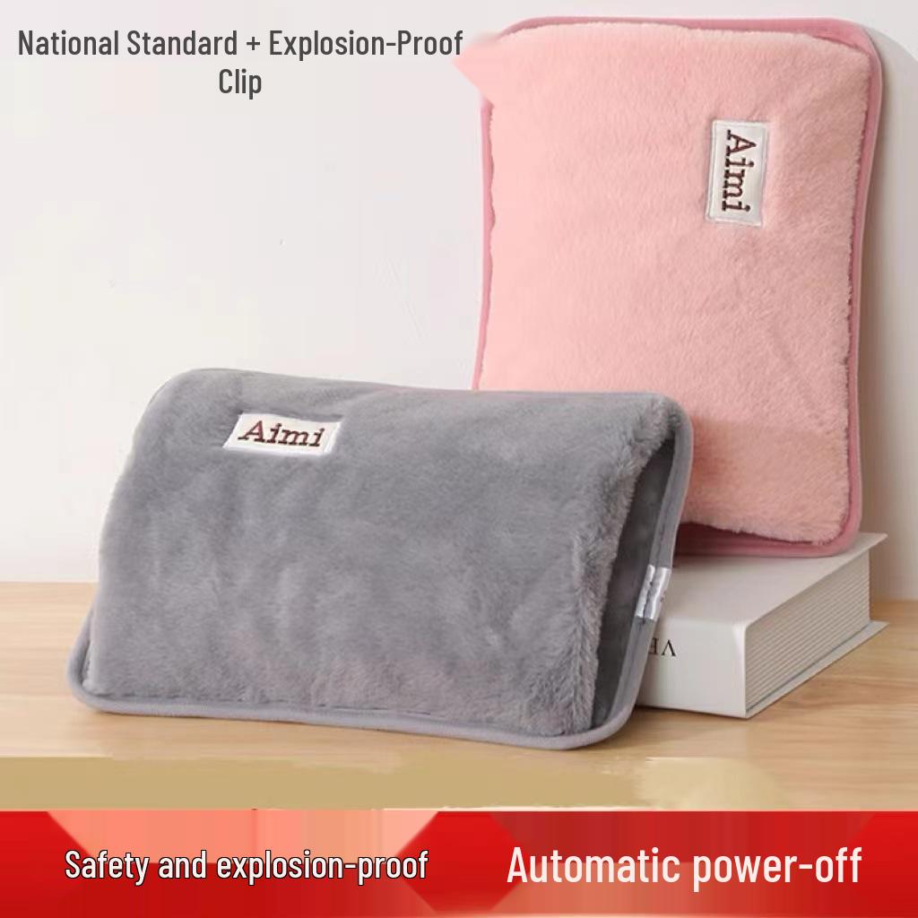 Akumulatorowy Pluszowy Elektryczny Podgrzewacz do Rąk i Podgrzewacz do Butelki Wody Odporny na Wybuchy na Zimę