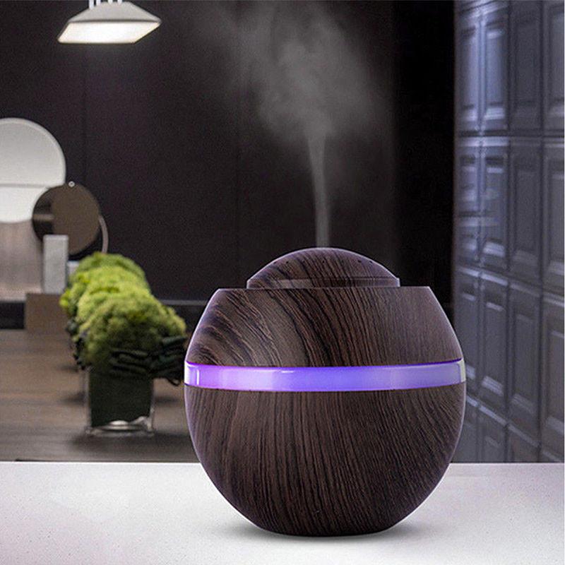 Luxurious Usb Led Ultrasonic Air Humidifier With Elegant Essential Aroma Oil Diffuser