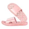 Riimos Balcony Bath Slippers Sandals, Hole-Resistant, Shrink-Resistant, Water-Resistant, PVC, (24cm, Pink)