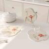 Lotus Coasters Leather Dining Table Heat Insulation Waterproof Mats Household Tea Cup Anti-scald Non-slip  Mat Home Coaster