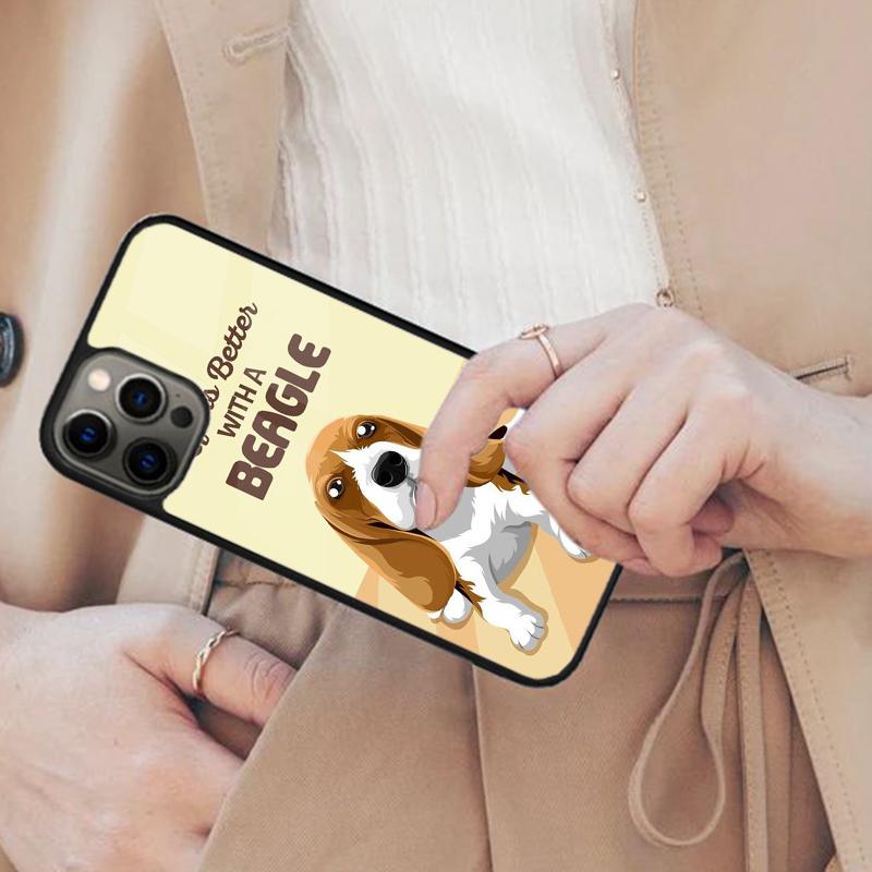 The Beagles Funny Cartoon Dog Magnetic Phone Case For APPLE iPhone 17 Air 16 14 13 12 Pro Max 15 Plus Wireless MagSafe Cover