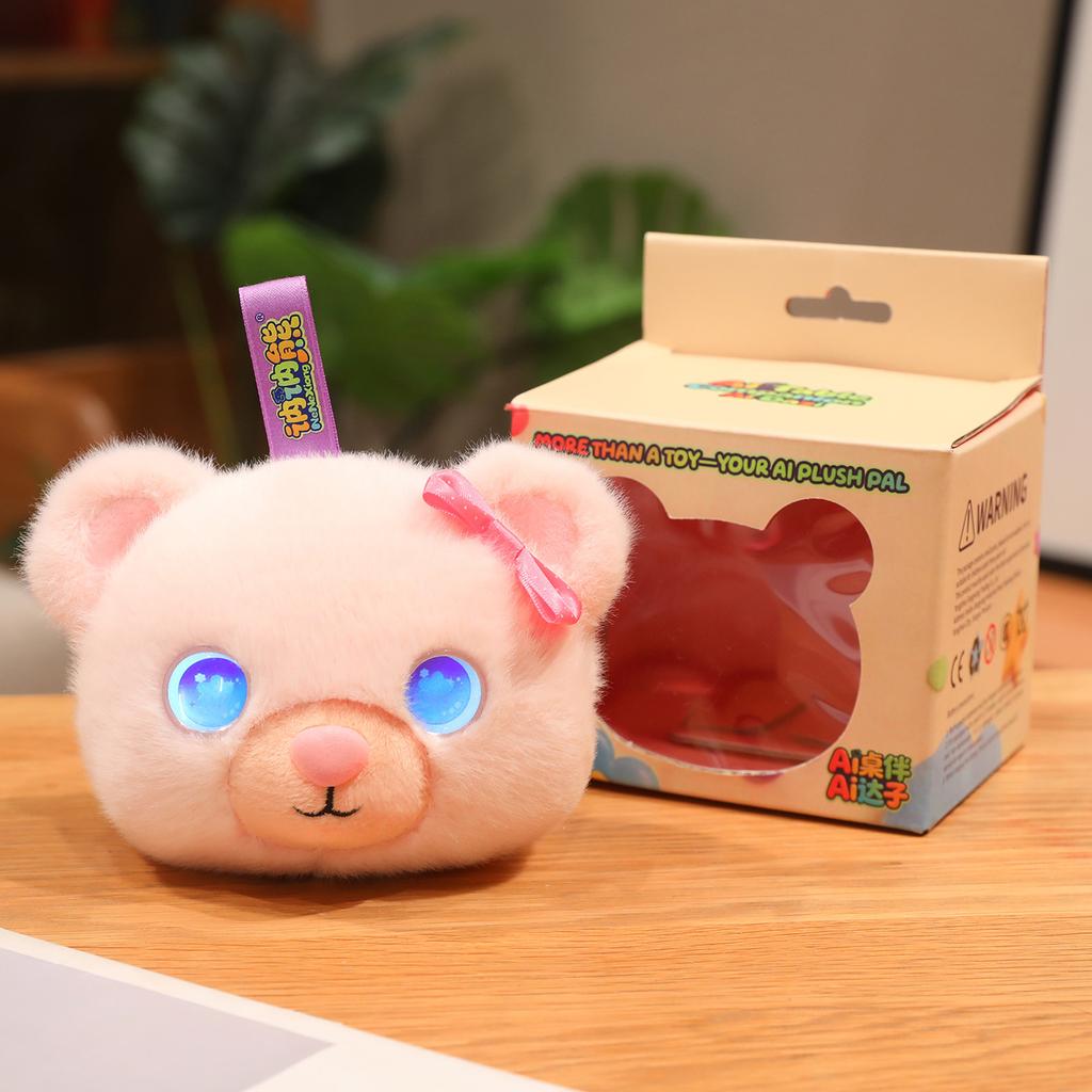 Ai Chatting Early Education  Toy Rabbit Round Smart Ai Desk Companion Gift 66 Internationally  Languages For Friends Classmates