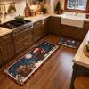 VIKAMA's New Christmas Rug 1 Piece Or 2 Pieces For Kitchen, Corridor, Dining Room Or Entrance Area. Easy To Clean. Home Decor