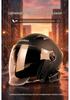 Cooles Bluetooth-Halbhelm-Fahrradhelm: Leicht, Doppelvisier, Lange Akkulaufzeit, 3C-zertifiziert, Komfortpassform, Überragende Klangqualität