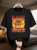 Funny Cat Meme T-Shirt, Anger Consumes Me, Angry Cat Design, Sarcastic Kitten T-