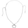 SENTIMENTS No.610 [SILVER] SPIKY HEART NECKLACE