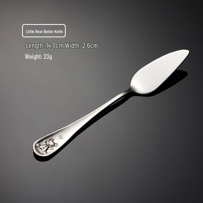 QianXing 304 Stainless Steel Cartoon Bear Children s Cutlery