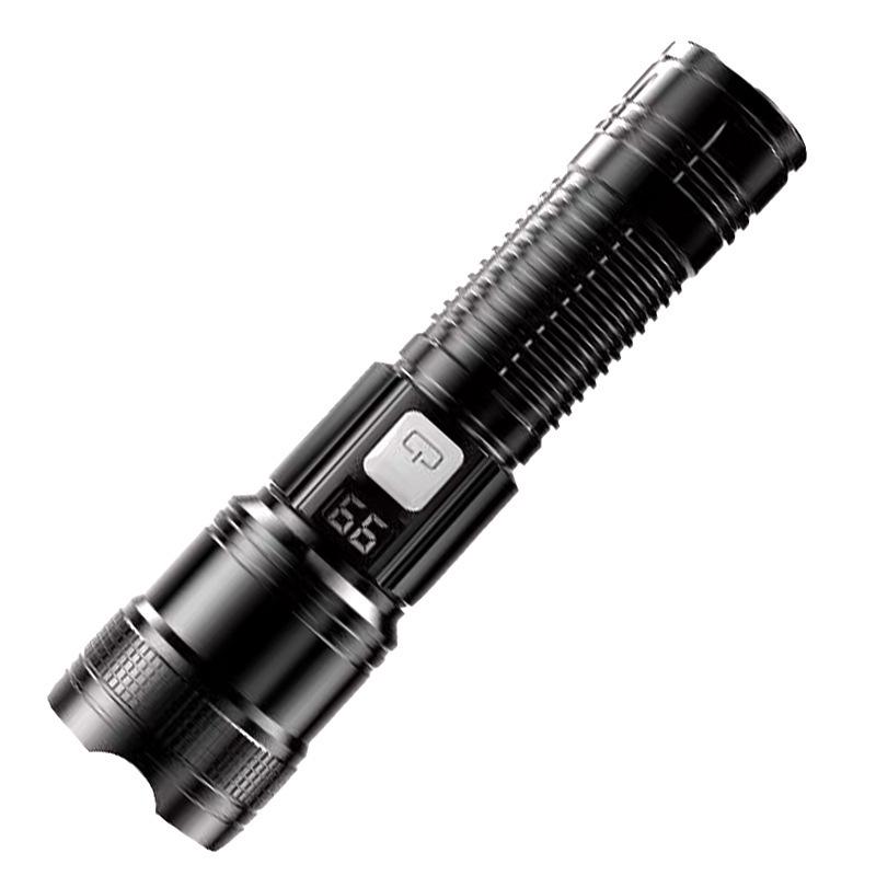 Multi-functional Rechargeable Long-Range Flashlight with Laser Cannon and Extended Battery Life