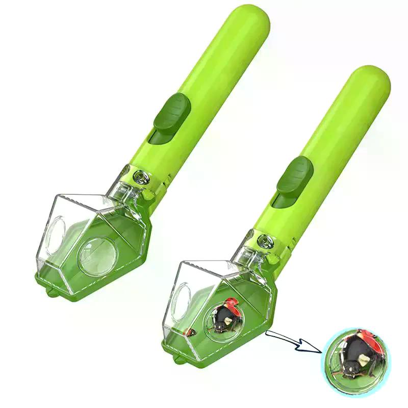 Portable Catcher Toy Trap Push Type Transparent Observer Box Bug Catcher Stem Educational Exploration Tool