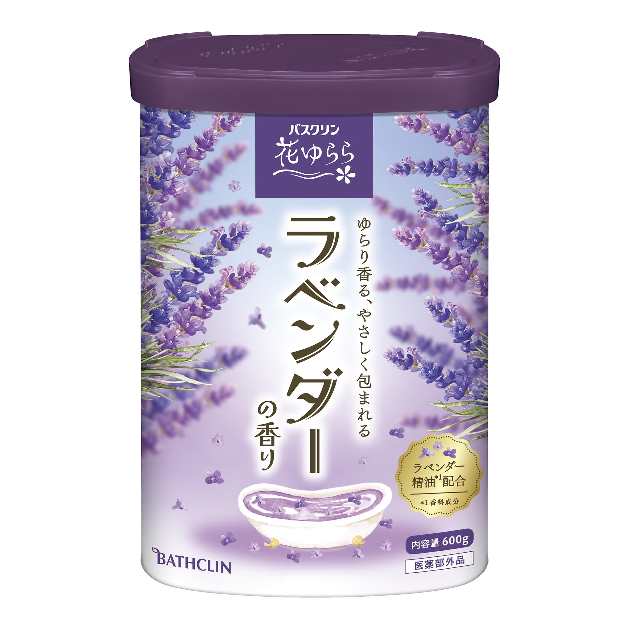 

Bathclin Lavender Bath 600g Fatigue Relief Salts, (30 servings), [Quasi-drug]